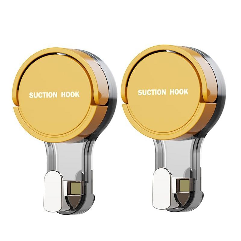 1/2 Stück Bohrfreie Saugknapfhaken Leistungsstarke Vakuum Selbstklebende Wandhaken Langlebige Handtuchhalter für Küche Badezimmer Mehrzweckhaken
