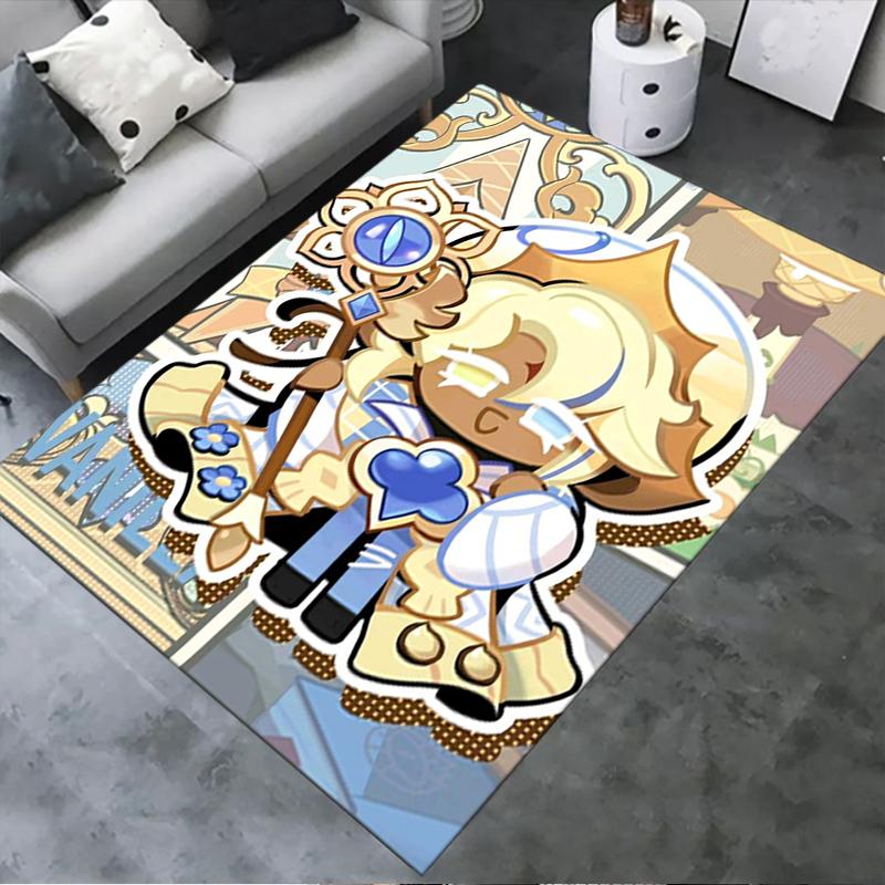 

2025 New Cookie Run Kingdom Carpet Rug for Living Room Bedroom Home Sofa Decoration,Kids play Non-slip Floor Mat17 40x60cm( 15x23in )