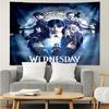 1PC Wednes-day Gothic  K-pop Music Group Tapestry Accessories for Bedroom,Livingroom, Dormitory Room Wall Decor Fan Birthday Gifts