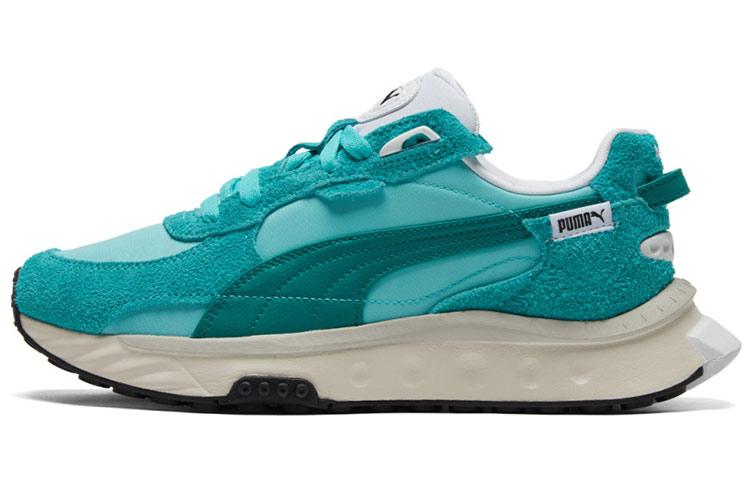 PUMA Wild Rider Vintage Running Shoes Green 381595-03 36