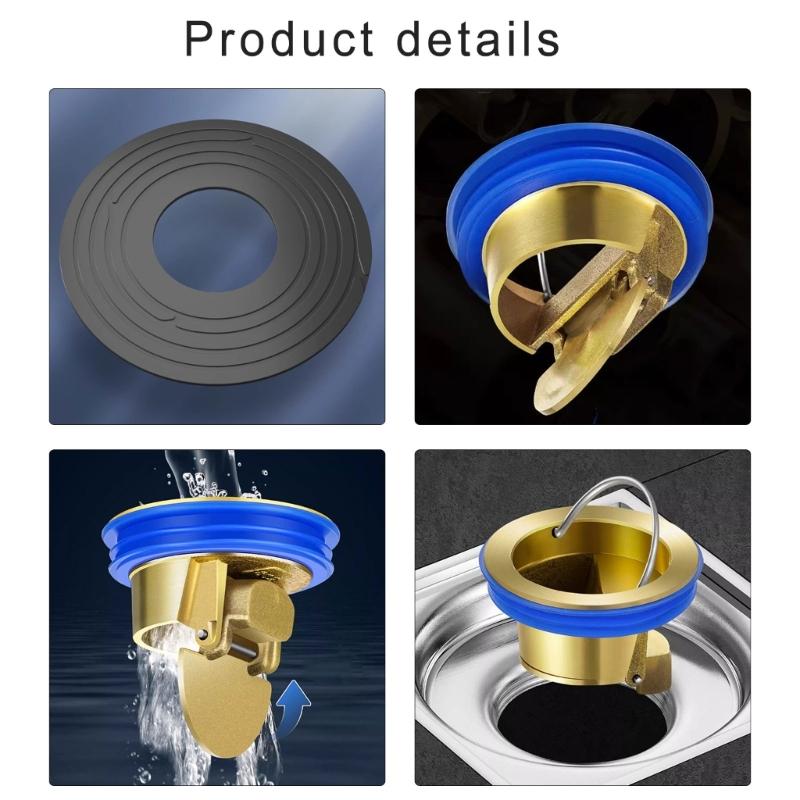 Small Bathroom Floor Drain Accessory with Fast Drainage & Odor Prevention Quick Drain Bathroom Floor Strainer for Home