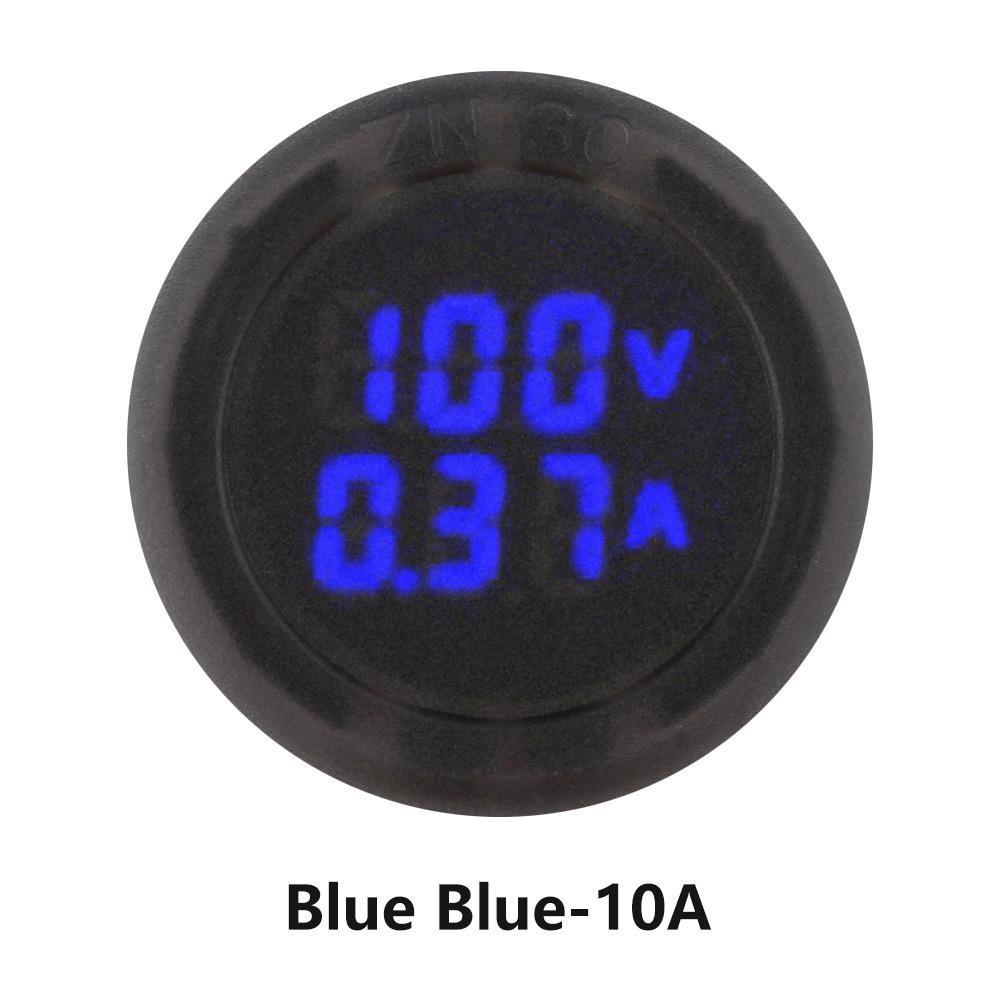 

DC100V 1A 10A 50A 100A Digital Voltmeter Ammeter Circular Voltmeter Car Voltage Current Meter Volt Detector Tester Monitor Panel