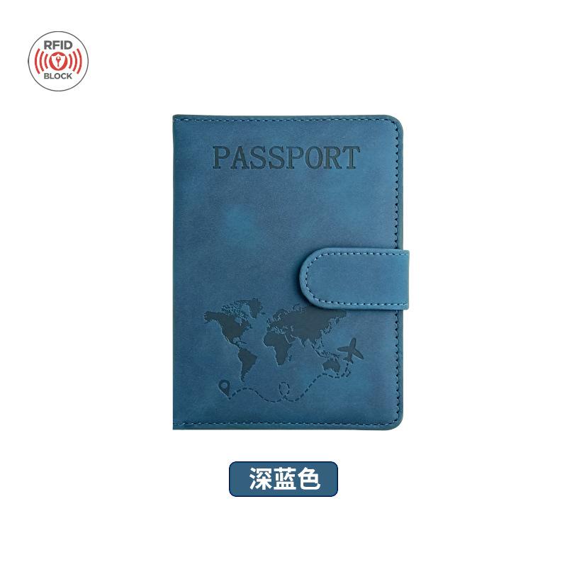 Popularna torba na paszport RFID skóra PU wielofunkcyjna torba na karty SIM i ID skórzane etui etui na paszport