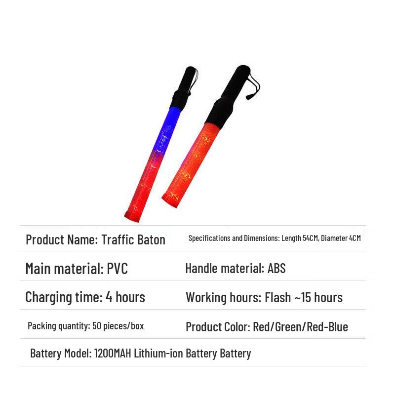 LED Traffic Control Baton & Handheld Parking Sign