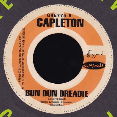 7inch Record CAPLETON / MIKEY PLUS - Bun Dun Dreadie / Weed Knowledge GRE775 Greensleeves Re 1999 UK Reggae, Ska & Dub Used