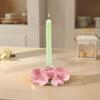 Romantic Long Candle Candlestick INS Bowknot Shape Candlestick Candle Stands  Home Room Decor