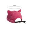 Cute Sweet Cat Ear Brimless Hat Personalized Casual Solid Color Hat Breathable Washing Retro Men and Women Universal Hat