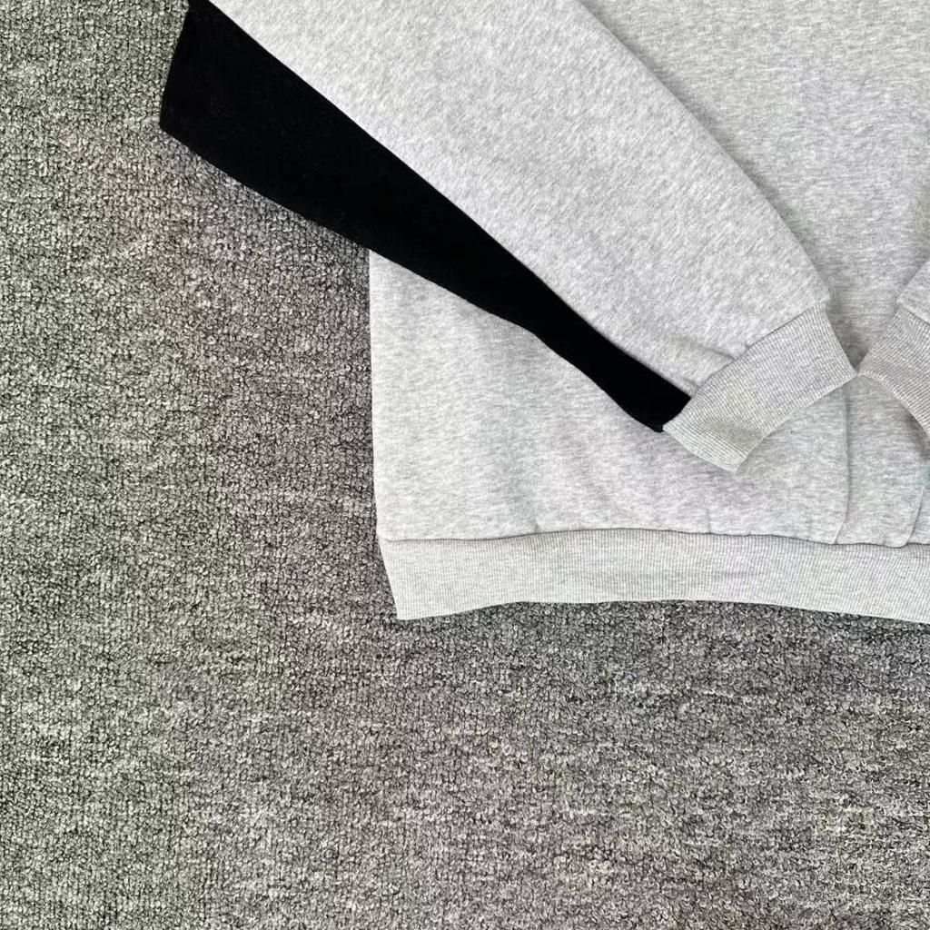 Mertra Patchwork Embroidered Velvet Unisex Batwing Hoodie & Loose Pants Set - Trendy Casual Wear