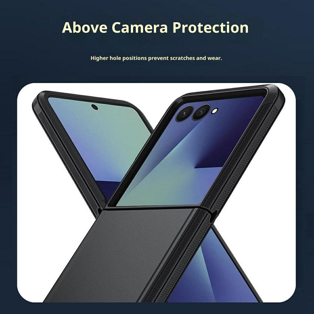 For Samsung Galaxy Z Flip7 5G Case Detachable PC + TPU Drop-Proof Back Cover