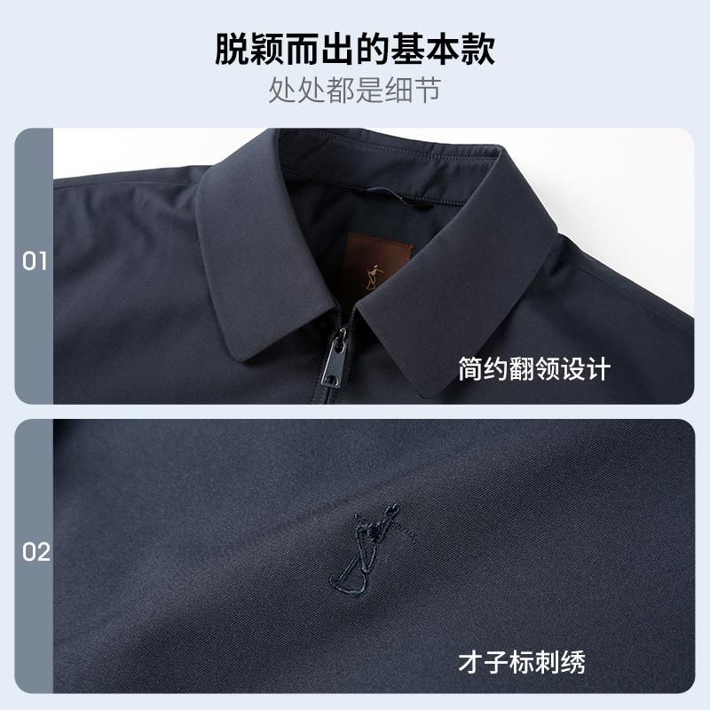 Office style casual collared cotton jacket 22246M0221