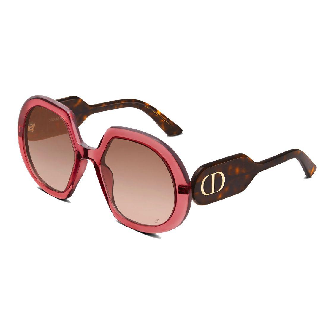 

Dior Bobby R1U Semi-Transparent Round Sunglasses Women sunglasses Pink BOBYR1UXR-42FR Pink,56