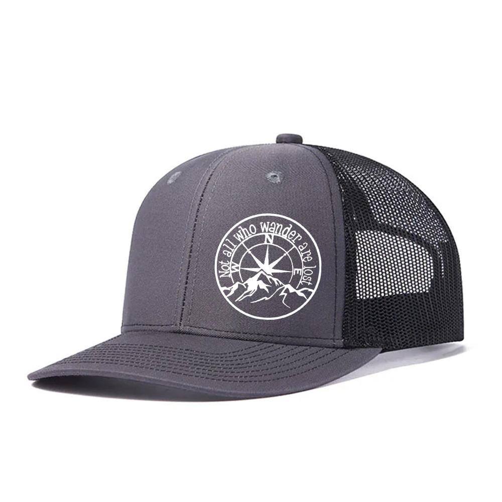 Fashion Hiphop Embroidered Cotton Baseball Cap With Adjustable Wide Brim For Casual Men Women