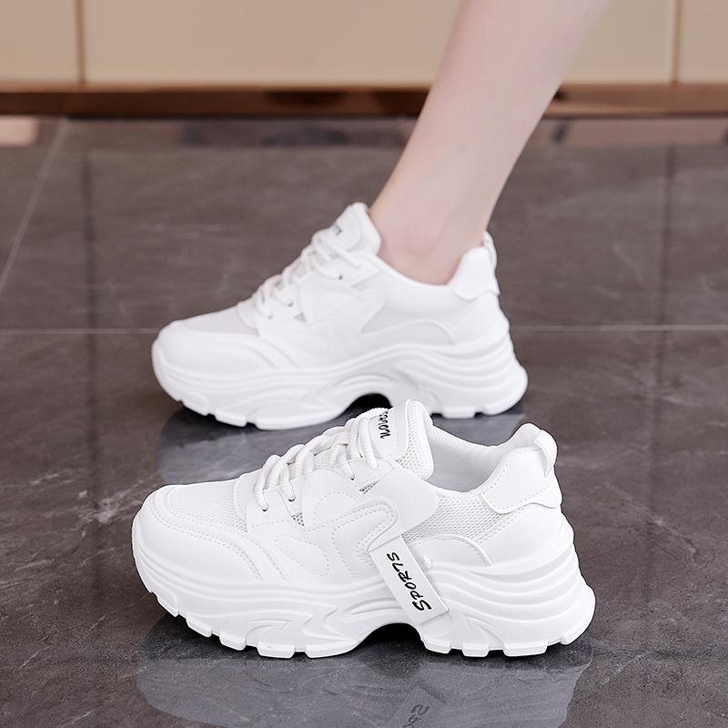 Women's Shoes Spring Internet Celebrity Dad Shoes Ins Super Fire Casual Sports Shoes 2025 Platform White Shoes Children YYT-T95
