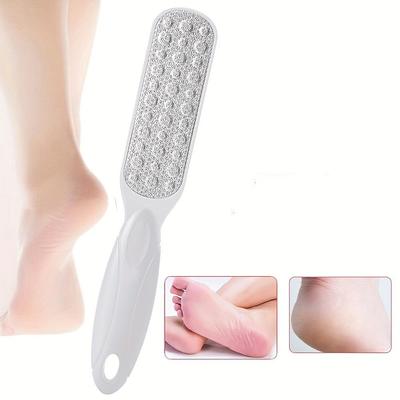 Foot Care Tool Double-Sided Stainless Steel Footplate for Feet Dead Skin Removal Callus Peeling