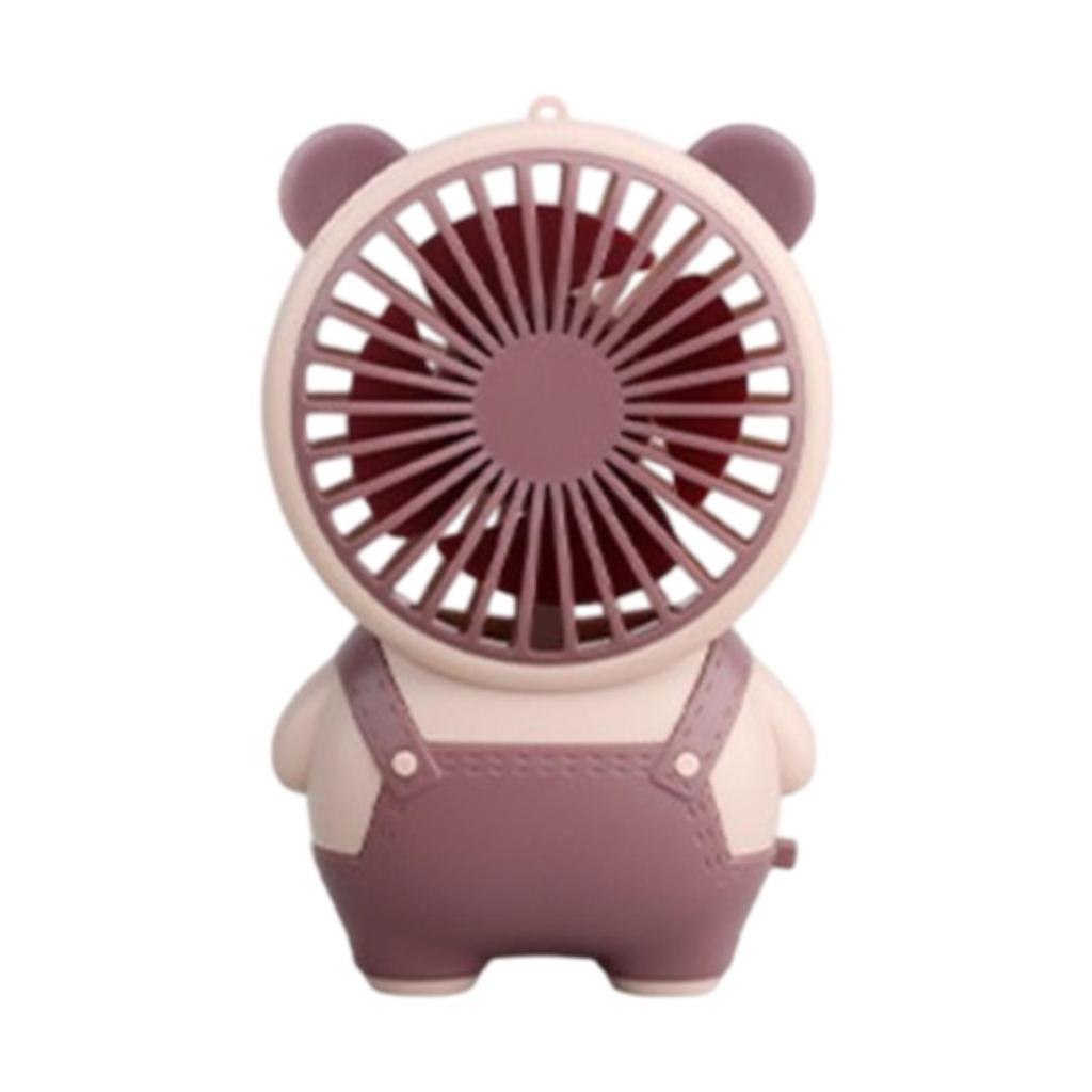 Portable Handheld Fan Low Noise Rechargeable USB Charging Summer Gift Table Pocket Size for Office Home Travel Camping Fishing