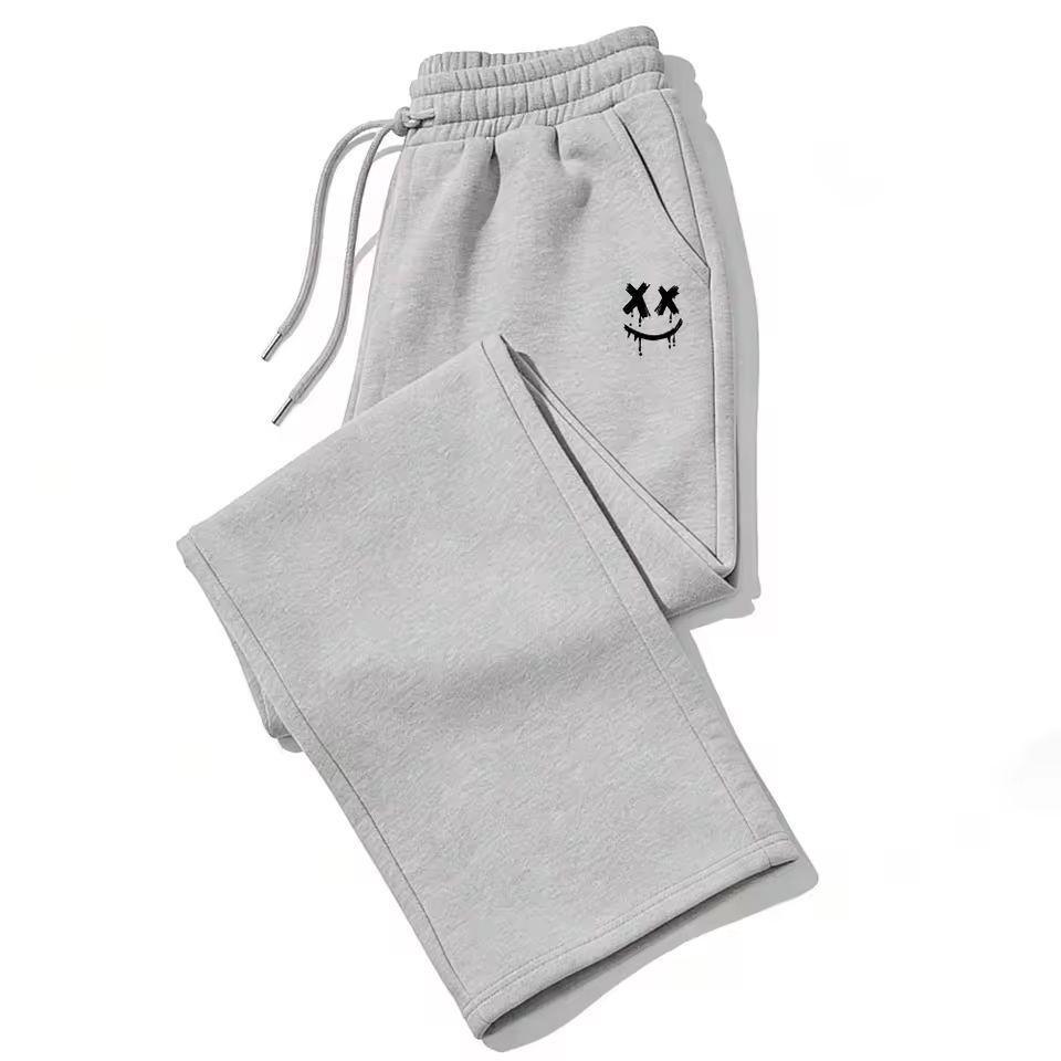 Y2K Gothic Print Unisex Lace-up Wide Leg Sweatpants