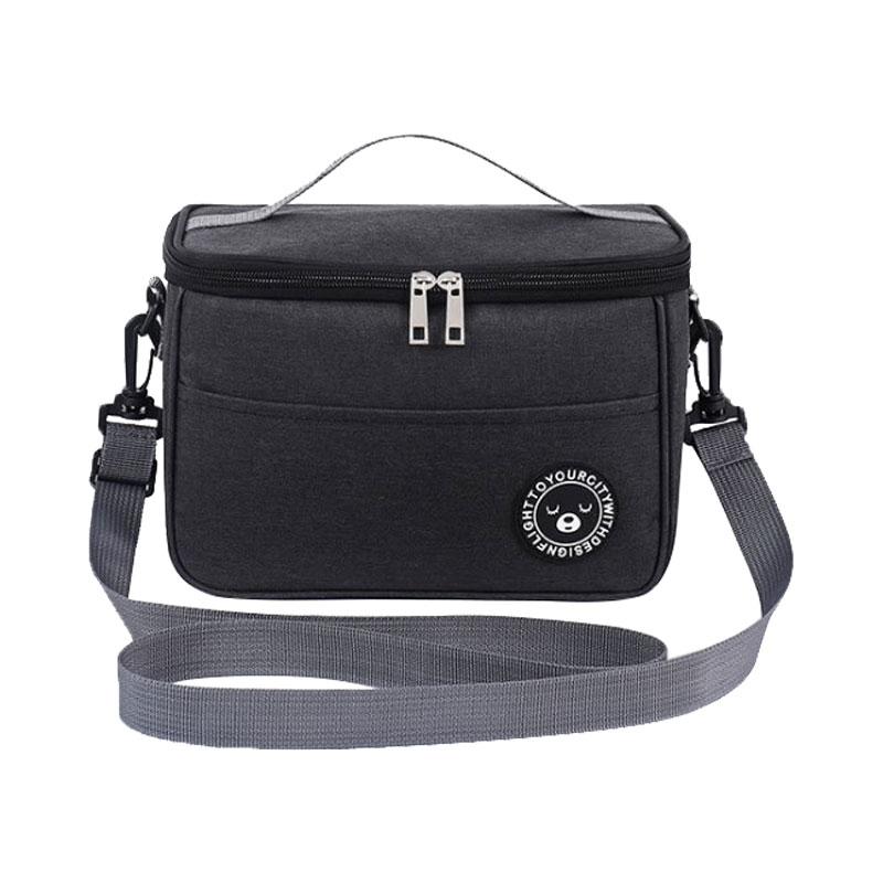 Insulated Lunch Box Men Women Travel Portable Camping Picnic Bag Cold Food Cooler Thermal Bag Kids Insulated Case with Strap
