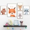 Zwierząt arkusze dekoracyjne obraz ścienny plakat artystyczny płótna dziecięce obrazy pokojowe do przedszkola dekoracyjne wydruki plakaty ścienne bez ramki