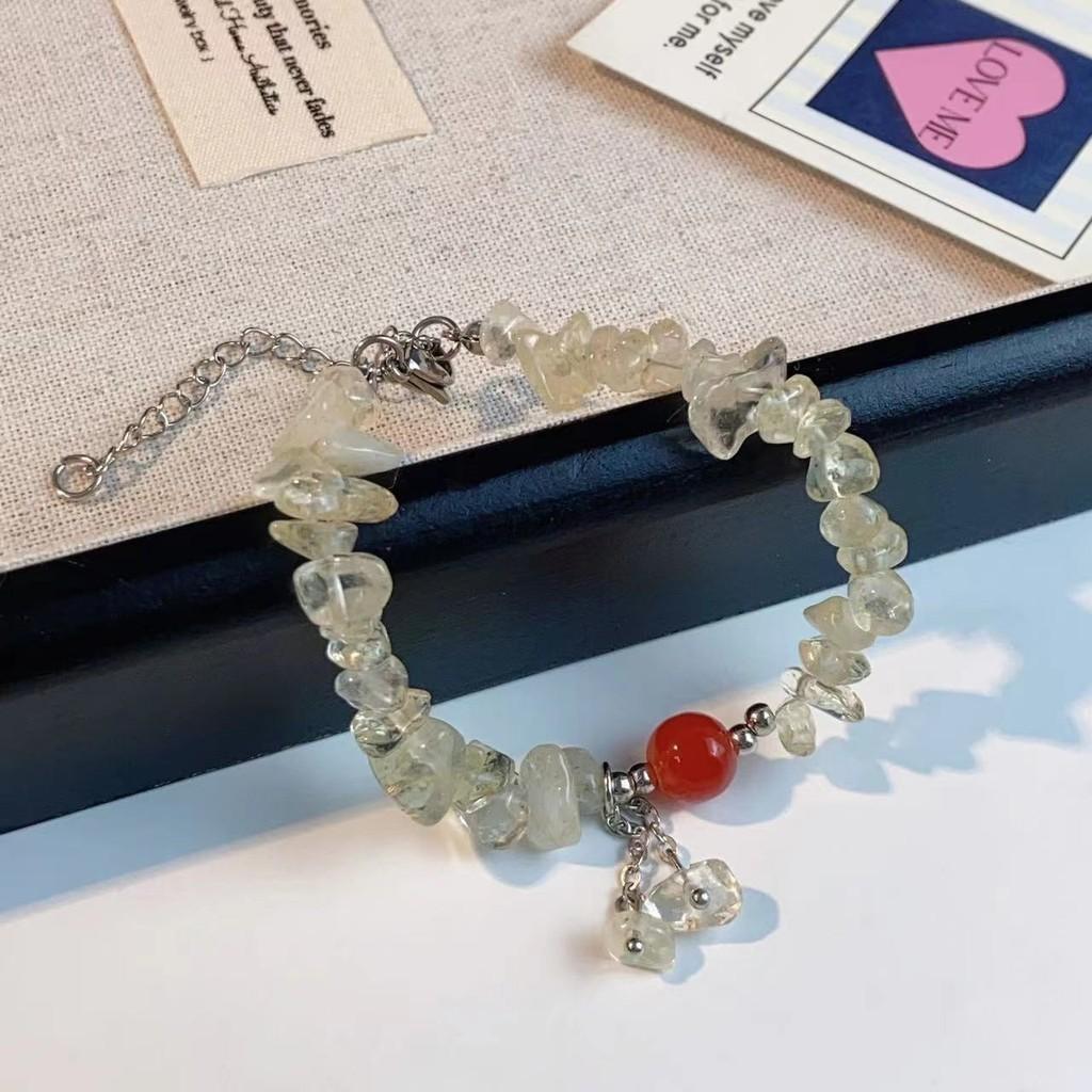 Chinese Retroinspired Style Alloy Bracelet For Women With Beads Geometric