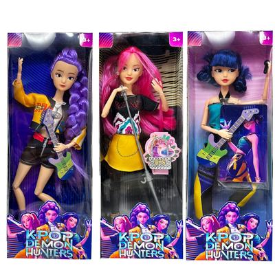 Anime K Pop Demon Hunters Witch Hunter Group High Appearance Glue Doll Doll Girl's Heart Decorative Doll Holiday Gifts%#