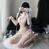Japanese Sexy Cosplay Lingerie Bride Wedding Dress Lace Erotic Bunny Uniform for Women Temptation Role Play School Girl Costumes