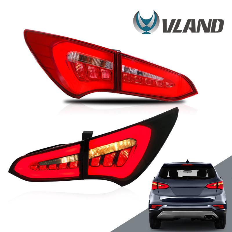 2014-2018 Hyundai Santa Fe Taillight Assembly: Light Guide, Brake, Running & Reverse