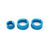 Blue AC Climate Control Radio Volume Knob Ring Covers For BMW 1 2 3 3GT 4 Series