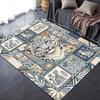 2025 New Snow Leopard Animal Carpet Rug for Living Room Bedroom Home Sofa Decoration,Kids Play Non-slip Floor Mat123