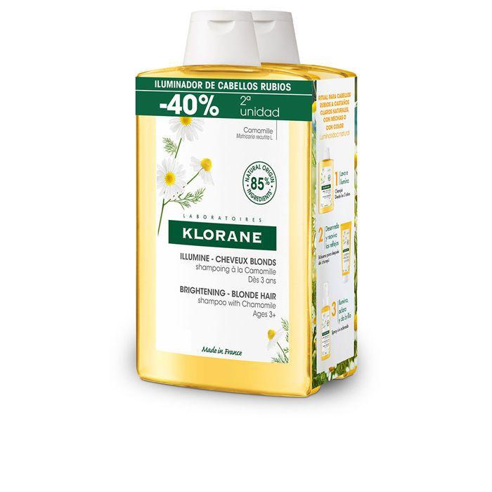 Brillance A LA CAMOMILA champú iluminador reflejos rubios duo 2 x 400 ml