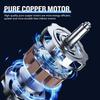 22" 3/5 Blades & LED Lighting Fan Silent DC Motor & Energy Saving Fan Household Electric Ceiling Fan with Hook