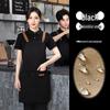 Custom Logo Waterproof Apron for Restaurant, Kitchen, Coffee, Milk Tea, Pastry, Dessert, and Manicure