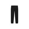 FILA Solid Color Loose Fit Letter Embroidered Casual Pants Women bottoms Black F11W249601FBK