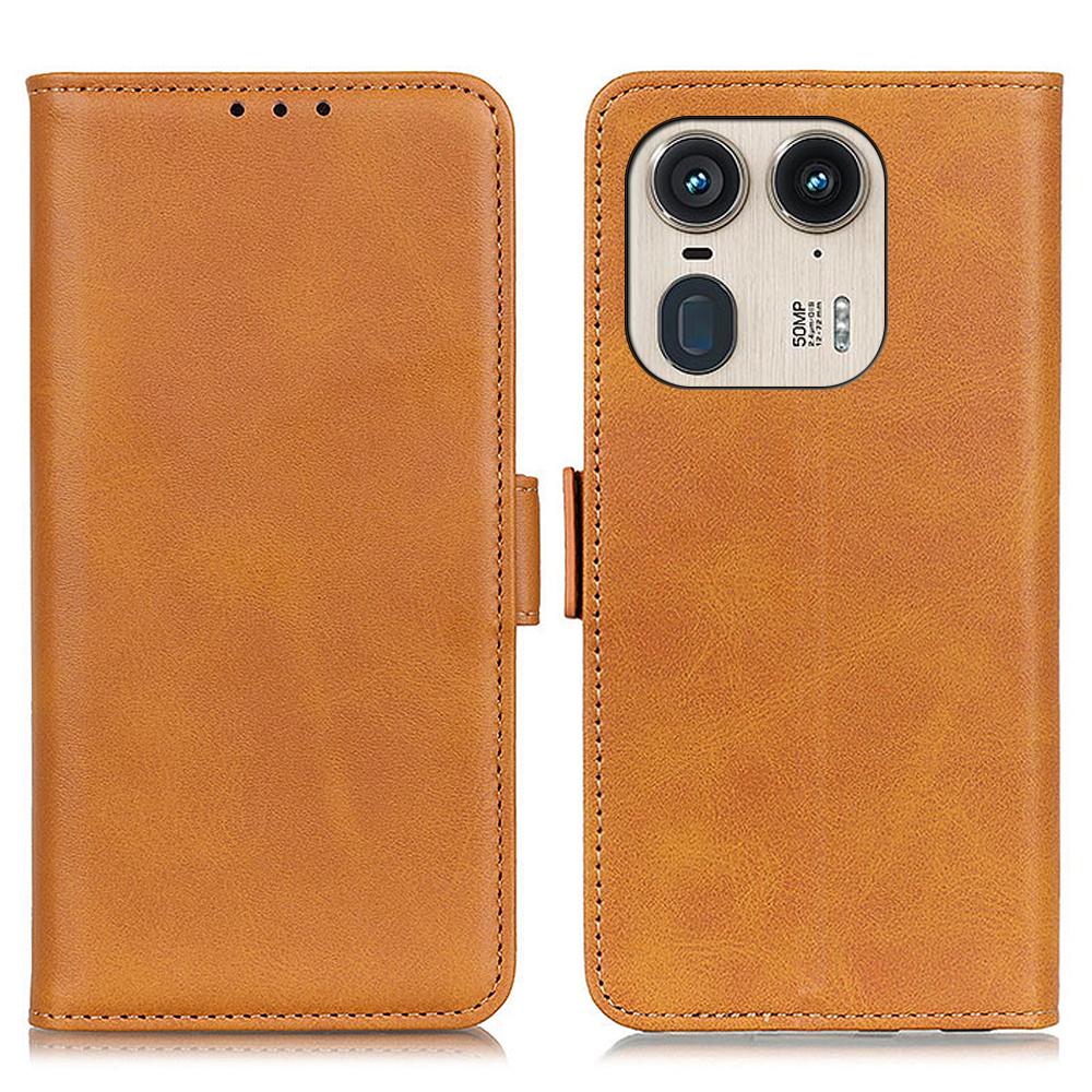 For Motorola Edge 50 Ultra 5G/Moto X50 Ultra 5G Case Anti-Scratch Leather Wallet Phone Cover