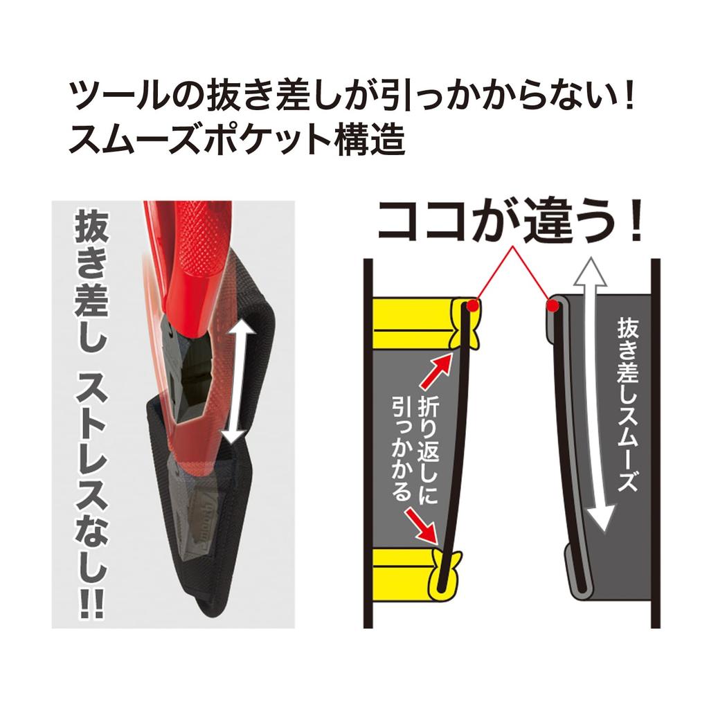 Jeffcom Smooth Tool Holder, 3-Piece Pliers Holder, NDS-947-KKK