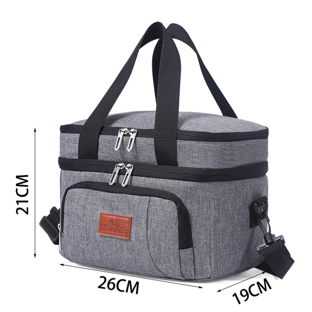 Thickened Freezer Bag High-Quality Insulated Lunch Bag Tactical Ice Bag Portable For Traveling Hiking Beach Trips