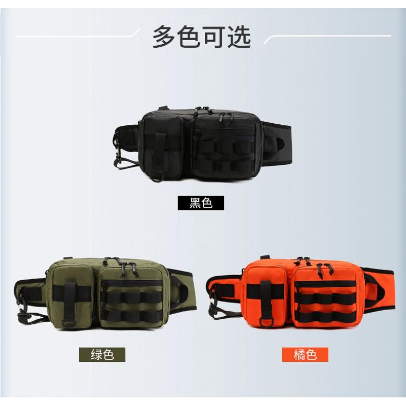 Waterproof Fishing Waist Pack Men Women Outdoor Hiking Camping Cycling Multi-Compartment Tackle Bag Under 20L
