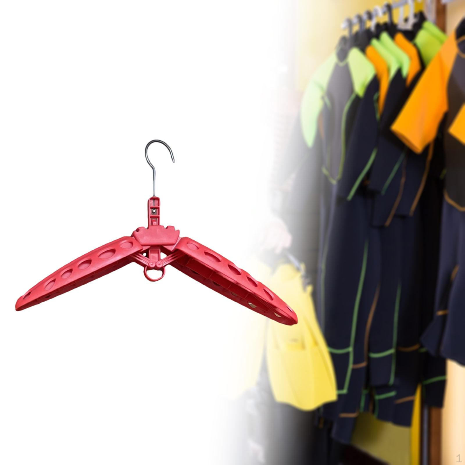 

Вешалки для одежды - держатель для облицовки, складная вешалка для одежды для дайвинг-костюмов, для серфинговых компенсаторов плавучести красный