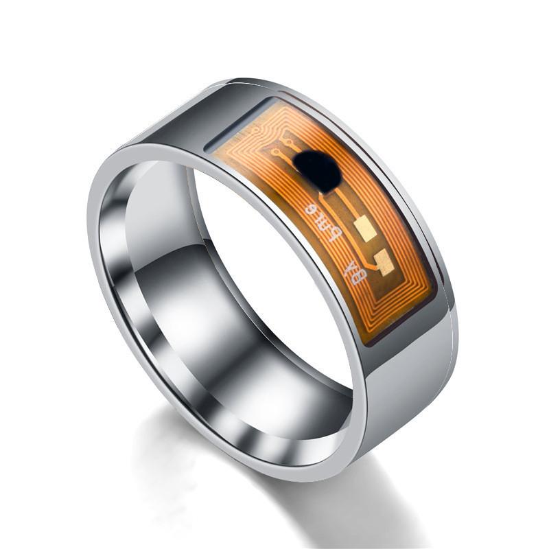 NFC Smart Ring Edelstahl Tragbarer Schmuck für Männer und Frauen