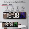 Wall Clocks 9 Inch Large LED Digital Clock Temperature Date Display Night Mode Table Alarm 12 /24H Electronic Brightness