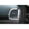 Console Side Outlet Vent Frame Cover For Jeep Grand Cherokee 11-20 Chrome Silver
