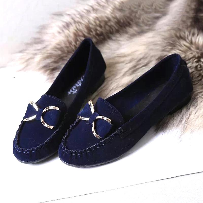 2024 Summer Fashion Casual Lofers Women's Candy Color Slip On Flat Shoes Ballet Flats Women Elegant Butterfly-Knot Office Shoes