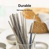 Titanium Chopsticks Outdoor Portable Home Non-slip Camping Pure Titanium Tableware Titanium Metal Chopsticks