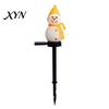 Outdoor Christmas Garden Decoration Solar Snowman Pathway Lights, Waterproof Ground Stake with LED Powered Light Light, Decorative for Yard