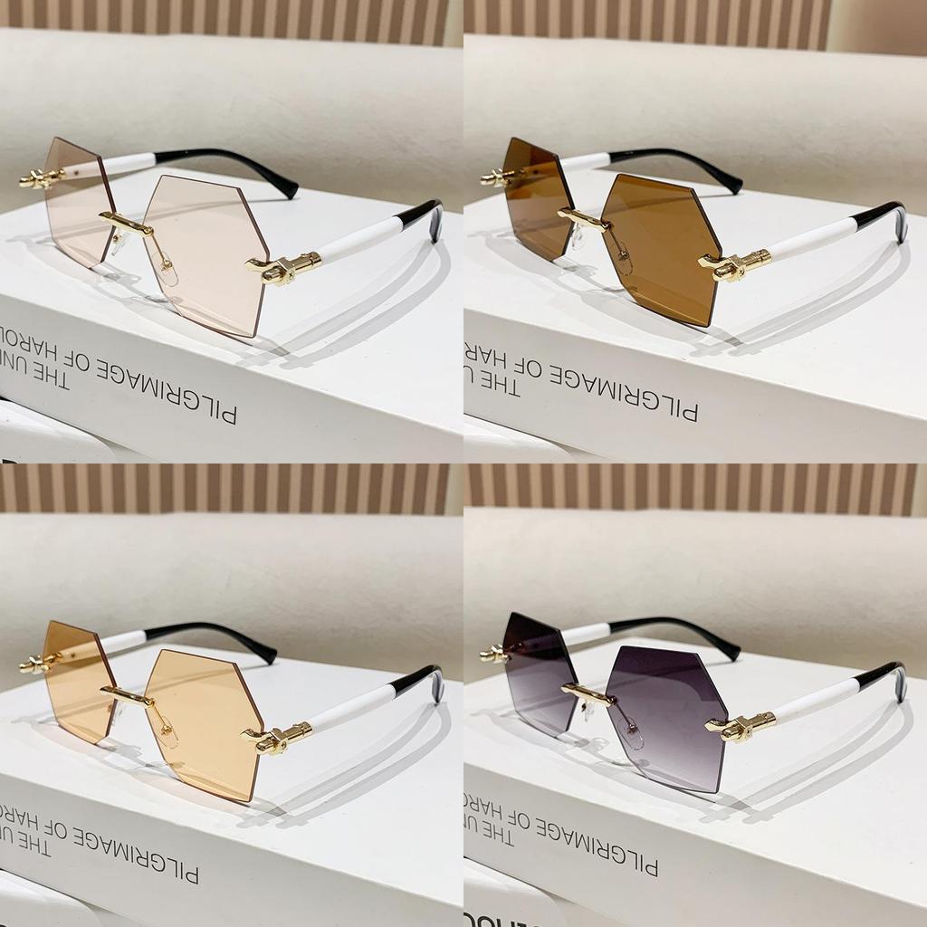 Geometric Polygon Sunglasses For Men With Uv400 Protection Stylish Outdoor Fashion Accessory