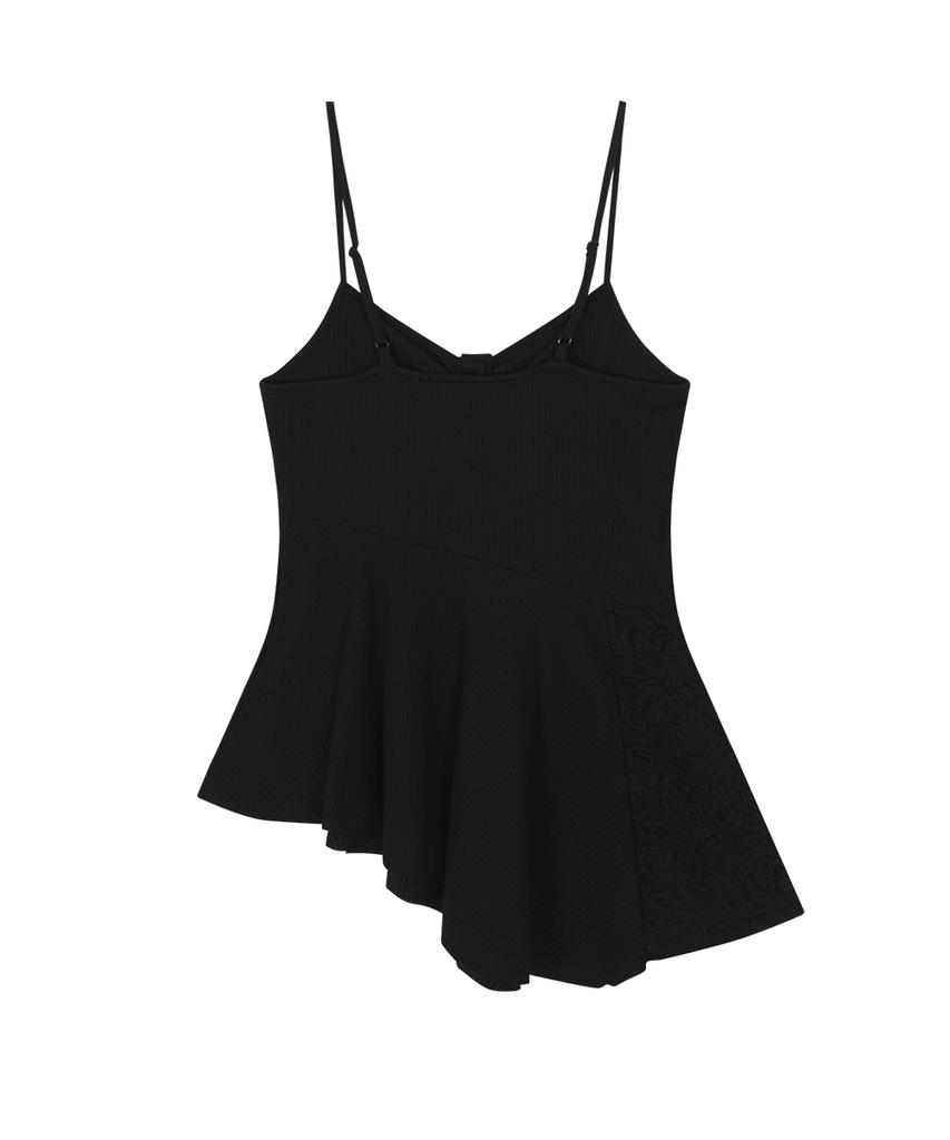 Aejeuon Petal Sleeveless / Black