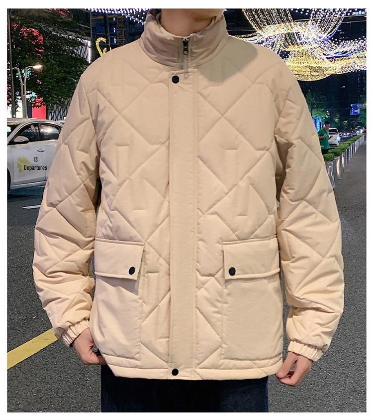 90-300 Jin Extra-Large Quilted Cotton Men's Winter Jacket - Ultra Thick & Casual