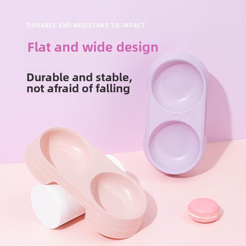 Cat Bowl, Pet Double Bowl, Candy-colored Pet Feeding Bowl, Export Bowl, Pet Dog