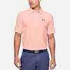 Under Armour Playoff Vented Heat-Pressed Logo Short Sleeve Polo Men Tops Light-Pink 1327038-845