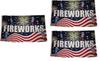 Fireworks Letter Pattern Polyester Festival Flag For Outdoor Decoration And Special Occasions