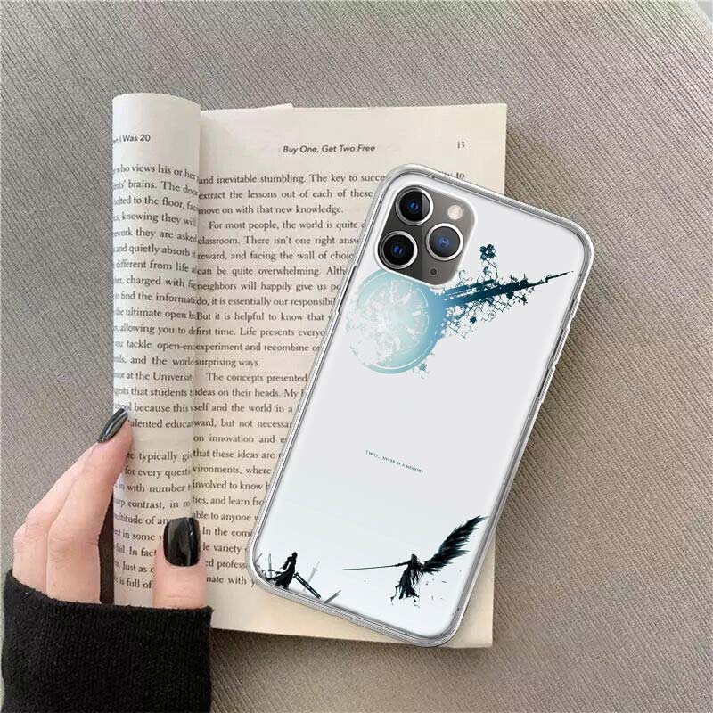 Final Fantasy VII Phone For Apple Iphone 12 13 Mini 15 Pro Max 11 Pro 14 Plus 16 Pro Max 16E Case Shell Cover Clear TPU Protect